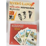 4 csomag kártya (Budapest römi, Óriás magyar kártya, stb.), nagyrészt bontatlan