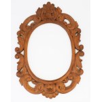 Esztergált díszes képkeret, 68x44 cm