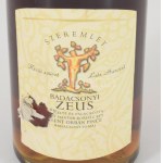 1999 Szeremley Badacsonyi Zeus késői szüret, bontatlan palack édes badacsonyi fehérbor, pincében, szakszerűen tárolt...