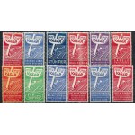 1932 Vásár 12 klf levélzáró