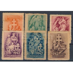 1942 Honvédkarácsony 6 klf segélybélyeg
