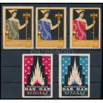 5 klf német levélzáró