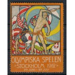 1912 Stockholmi Olimpiai Játékok levélzáró bélyeg