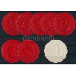 Pázmány Péter egyetem 300 éves, 9 db 3 féle pecsétbélyeg