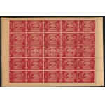 Úttörőmozgalom 25-ös levélzáró teljes ív