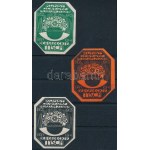 1914 3 klf Kunst Gewerbe Museum Zürich levélzáró