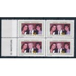 Nagy Ferenc megszemélyesített levélzáró ívszéli négyestömb