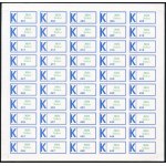 K ragjegy Szűcsi 50-es ív