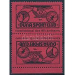 1931 Duna Sportclub Körmöcbányai túra fordított állású levélzáró pár / label pair