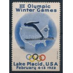 1932 Lake Placid téli olimpia, nagyon ritka levélzáró