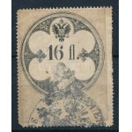 1858 16 Fl illetékbélyeg