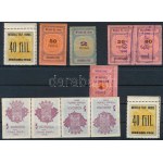 11 db városi illetékbélyeg