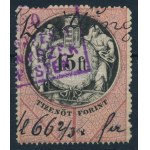 1880 15Ft illetékbélyeg (8.000)