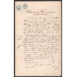 ca 1860 3 db Tagfalzungs-protocoll illetékbélyeggekkel