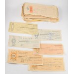 ca 1900-1940 Óriási váltó tétel: több száz darab, sokféle kiadás, sok bélyeggel...