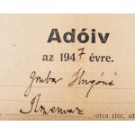 ca 1900-1940 Vegyes nyomtatvány és okmány tétel, fedeztetési jegy, esperesi jelentés, számlák...