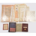 cca 1907-1969 Kalkó László drogista és családjának vegyes iratai, okmányai: illetőségi és erkölcsi bizonyítvány...