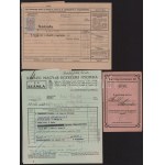 1919 Magyarországi Szociáldemokrata Párt tagsági igazolvány Szél (Széll) Sándor részére, bélyegekkel + 1939...