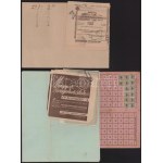 1919 Magyarországi Szociáldemokrata Párt tagsági igazolvány Szél (Széll) Sándor részére, bélyegekkel + 1939...