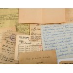 cca 1920-1950 Miskolci vonatkozású vegyes papírrégiség tétel, közte tanügyi főtanácsos értesítő levele áthelyezésről...