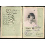 1936 Útlevél, fényképpel. jó állapotban, bejegyzésekkel