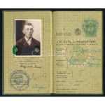 1938 Győr, Magyar Királyság által kiállított fényképes útlevél Németországba ...