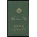 1938 Győr, Magyar Királyság által kiállított fényképes útlevél Németországba ...