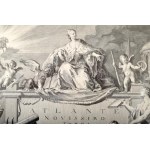 1779 Antonio Zatta (kb. 1757?1797) : Atlante Novissimo c. atlaszának címlapja. Giuliano Zuliani rézmetszete. A munka ...