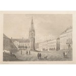 cca 1850 Hentzi emlék Budán. Ludwig Rohbock (1820-1883)-Franz Hablitschek (1824-1867), Pest, Lauffer és Stolp...