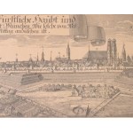 XX. század Die Churfürstliche Haubt und Residenz Stadt München, Wie solche von Mitternacht gegen Mittag anzusehen ist...
