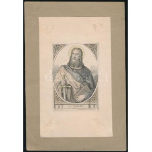 Rieder, Wilhelm August (1796-1880) rajza, Stöber, Franz (1795-1858) és Stöber, Joseph (1768-1852) metszése: Szent Pál...