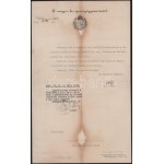 1929 Töreky Géza, Kúria leendő elnöke által aláírt kinevezési okirat