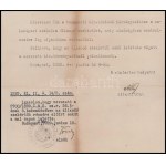 1929 Töreky Géza, Kúria leendő elnöke által aláírt kinevezési okirat