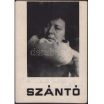 1970 Szántó Piroska, Szabó Magda író, Vas István által aláírt kiállítási meghívó