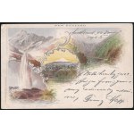 1905 Hopp Ferenc (1833-1919) optikus, műgyűjtő, múzeumalapító által küldött képeslap, Aucklandből (New Zealand...