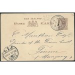 1905 Hopp Ferenc (1833-1919) optikus, műgyűjtő, múzeumalapító által küldött képeslap, Aucklandből (New Zealand...
