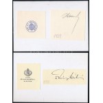 Aláírás gyűjtemény: Wekerle Sándor pénzügyminiszter, Darányi Kálmán földmívelésügyi miniszter, Vass József (1877-1930...