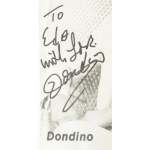 Dondino aláírása az őt ábrázoló képen