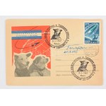 Jurij Alekszejevics Gagarin (1934-1968) szovjet űrhajós autográf aláírása alkalmi borítékon ...