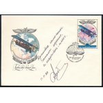 Oleg Konsztantyinovics Antonov (1906-1984) szovjet repülőmérnök autográf aláírása emlékborítékon ...