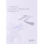 Martinek János, Cszizmadia Kolos, Nagy Péter, Lévai Zoltán és Havasi Gergő olimpikonok aláírásai a 2022...