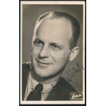 Kántor Béla előadóművész aláírása fotólapon