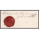 1868 Kunszentmiklós Bajnóczy Sándor plébános által aláírt és viaszpecsétes anyakönyvi kivonat. ...