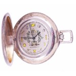 Szabadkőműves zsebóra, ca 1960. Kézi felhúzós. d: 42 mm működik