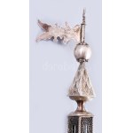 Ezüst (Ag) besamin tartó. 1854, 13 latos jelzés, AS mesterjegy, m: 36,5 cm, 322g /// Silver (Ag) Besamim Container...