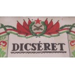 1955 Bp., Honvéd Kossuth Tüzér Tiszti Iskola dicsérő oklevele Király Ibolya részére ,...