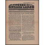 1934 Vitézek és Gazdák Lapja 1934. júl 10. XII. évf., 20. szám, 2 p. + cca 1930-1940 Két katonatiszt fotója...