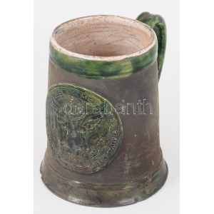 Szentgyörgyi Dezső Harcászati Repülőezred korsó, lepattanással, m: 15 cm
