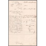 1880 Az S.M. Corvette Minerva parancsnokának kézzel írptt jelentése a Cs. k. Kikötői parancsnokságnak...
