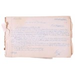 1917 A 32. k.u.k. gyalogezred jegyzőkönyve, katonai parancsok másolatai, 56 oldalon, + kézzel rajzolt vázlatok...